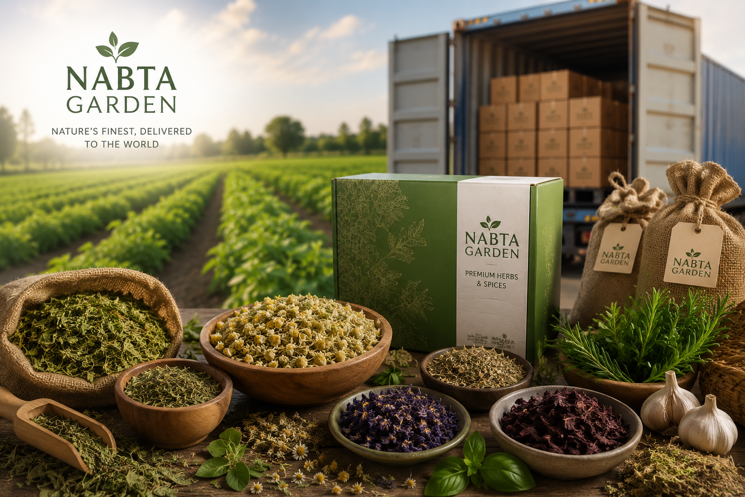 Nabta Garden Egyptian herbs and dried botanicals